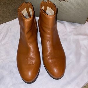 Trotters Tan Booties
